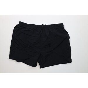 Vtg 90s Y2K Cabelas Mens XL Faded Lined Above Knee Running Trekking Shorts Black
